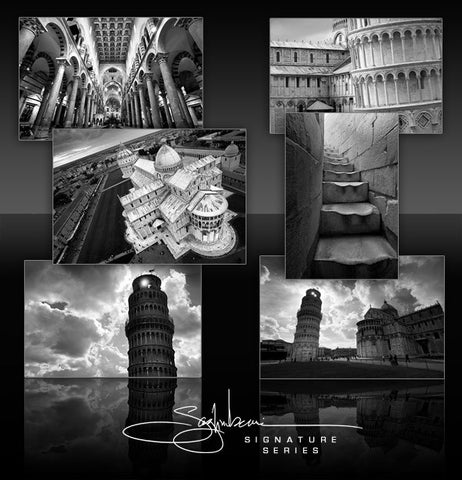 Landmarks of Pisa, Italy, photographed by Nick Saglimbeni.