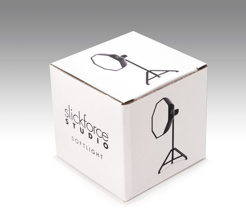 Slickforce Softlight White Box Packaging