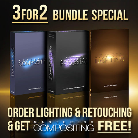 SlickforceSystem Trilogy Bundle - Mastering Lighting, Retouching & Compositing