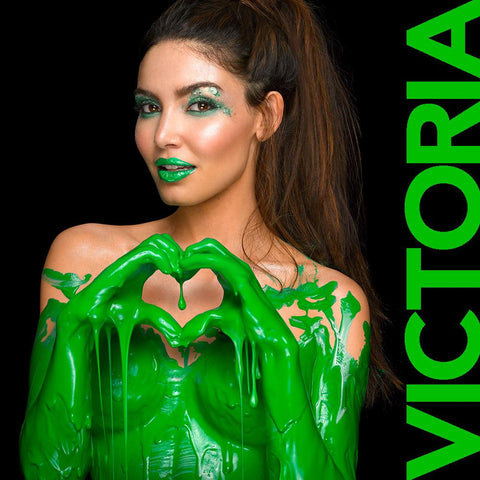 Victoria in green by Nick Saglimbeni for Painted Princess Project